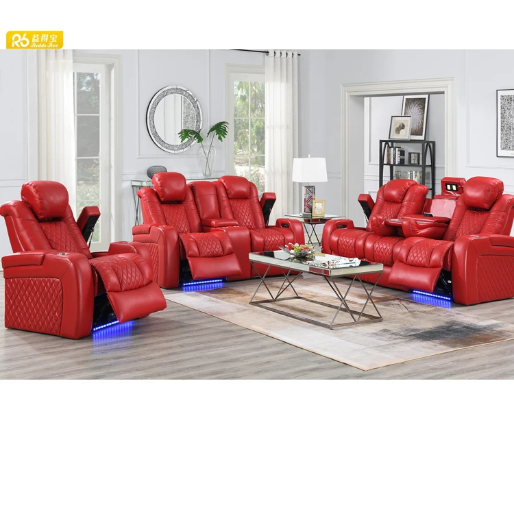 High quality multi-function wholesale hot sale italy leather recliner sofa, Electrically adjustable lazy boy recliner sofa