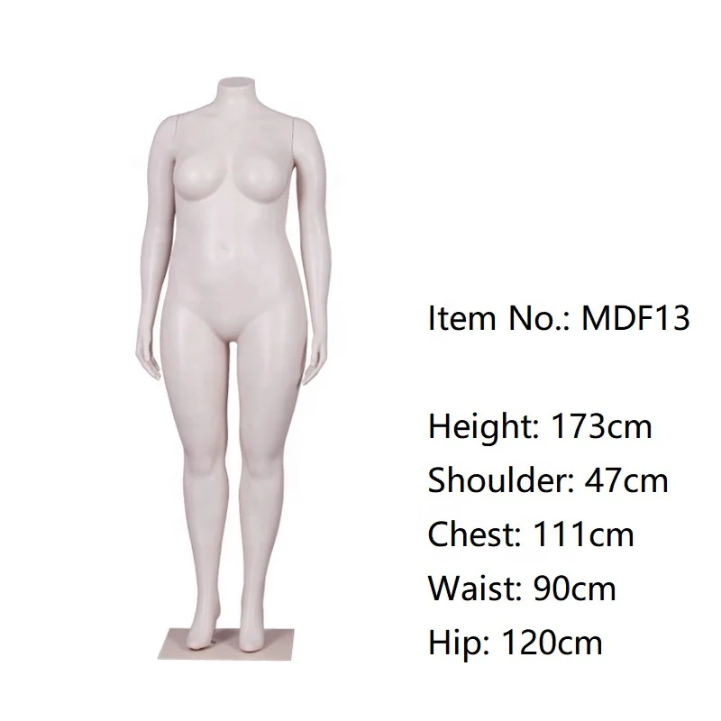 
Factory Sale Plus Size Fashion Woman Big Breast Female Fat Mannequin 