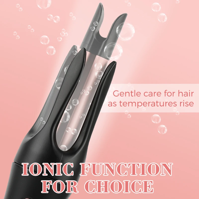 Ionic 360 Degree Ceramic Barrel Electric Professional Auto Rotating Curling Iron Automatic Hair Curler Wand