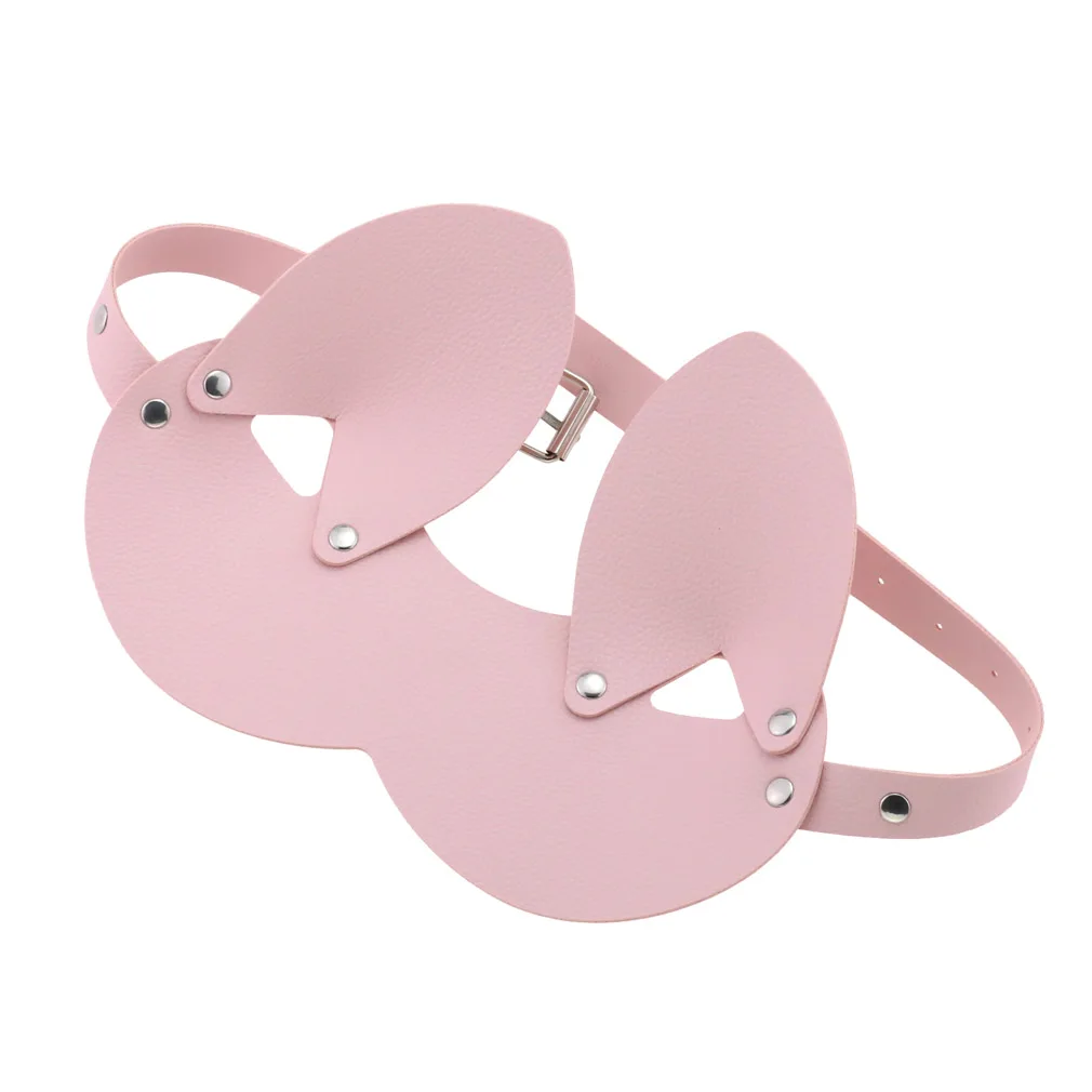 Punk Cool Simple Personality Cat Rabbit Ear Eye Mask Party Makeup Ball  Women Men Decorative Face Mask