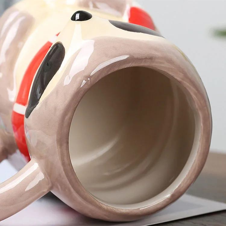 3d Animal Ceramic Mug Custom With Animals Mug Ceramic Coffee Cup For Drinking