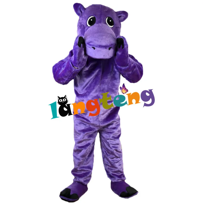 684 Animal Costume Funny Purple Hippo Fancy Dress For Holiday