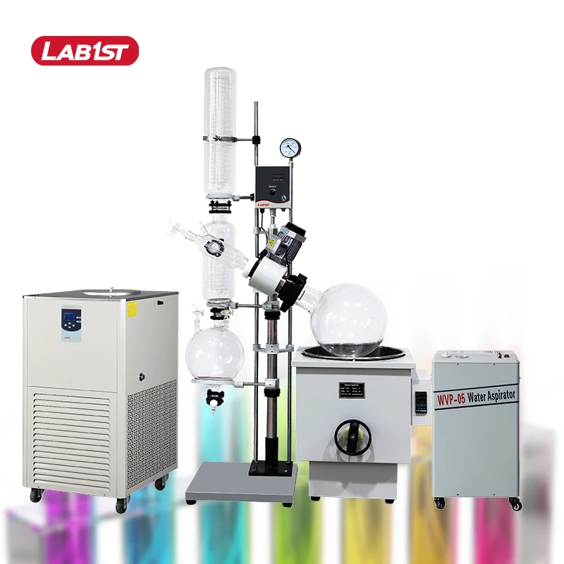Laboratory Industrial 10L 20L 50L 10 20 50 Litre Vacuum Ethanol Rotovap Set Rotary Evaporator System