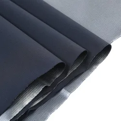 50D 0.15 Plaid POLY PONGEE Fabric Film waterproof and breathable down jacket ski suit pongee fabric