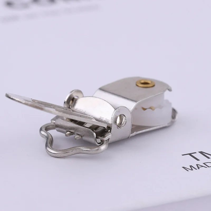 iron or stainless steel suspender clips metal garment clips