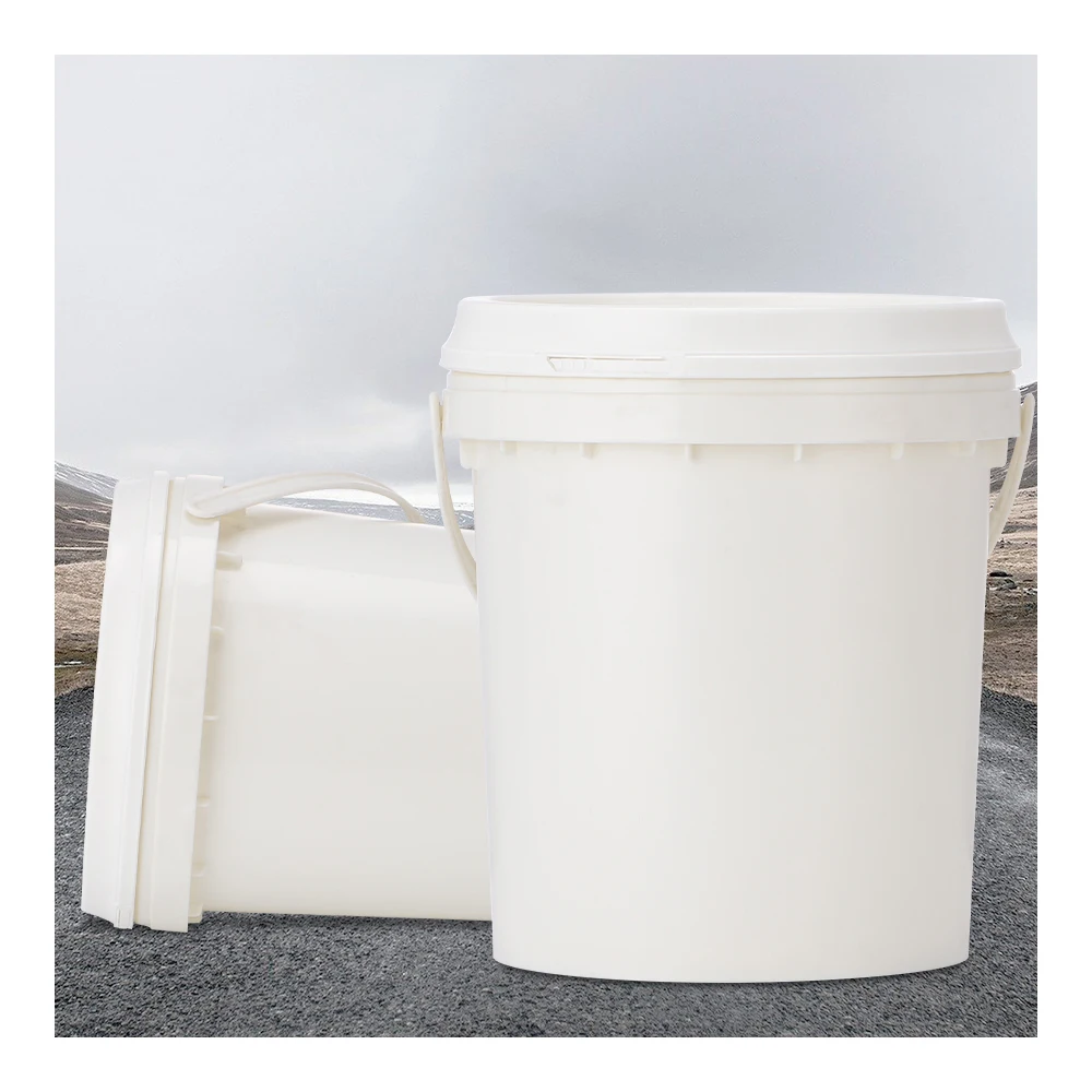 customizable 1 5 kg 3l 10l air tight empty wet wipes basket barrels containers measuring filling clear grip pail with lid