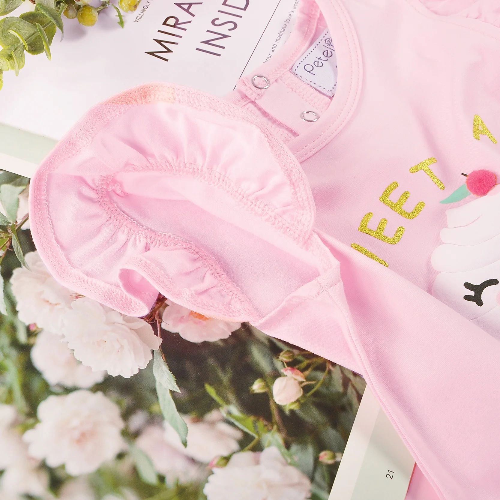 Petelulu organic cotton baby clothes baju baby cute clothes baby girl onesie