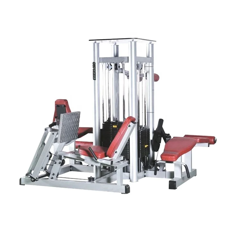 Commercial Four Stations Gym Equipment fitness Mutli Function Station Home Workout Machine