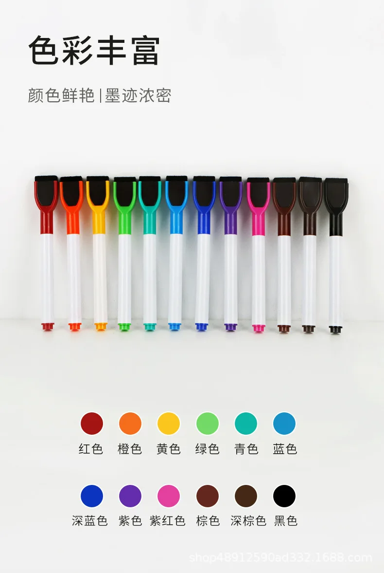 Eraser Low Odor Children Expo Whiteboard Durable Set Customer Erasable Magnetic Mini Dry Erase White Board Marker Pen