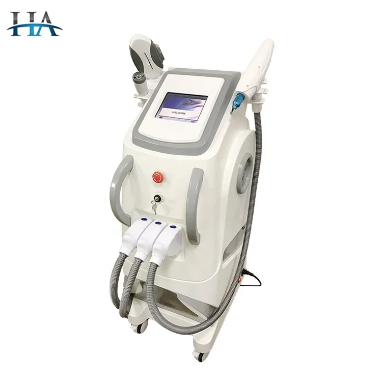 
Multifunction OPT 4 In 1 Opt+laser+RF +ipl Shr Skin Rejuvenation Tattoo Hair Removal Machine laser1064-532-1032nm 