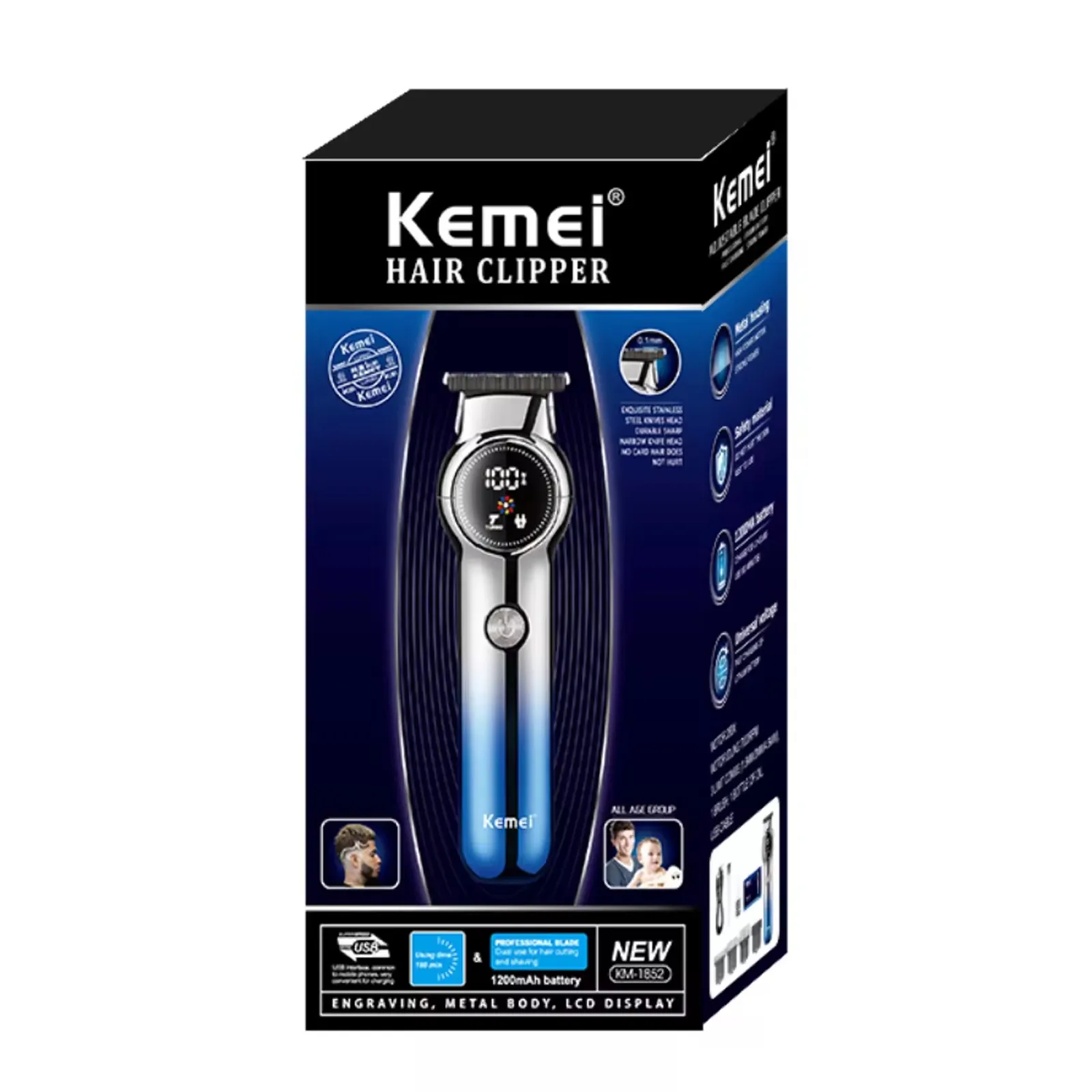 Wholesale Barbers Clippers Professional Salon Hair Cutting Machine Pop Barbers Hair Trimmer Clippers