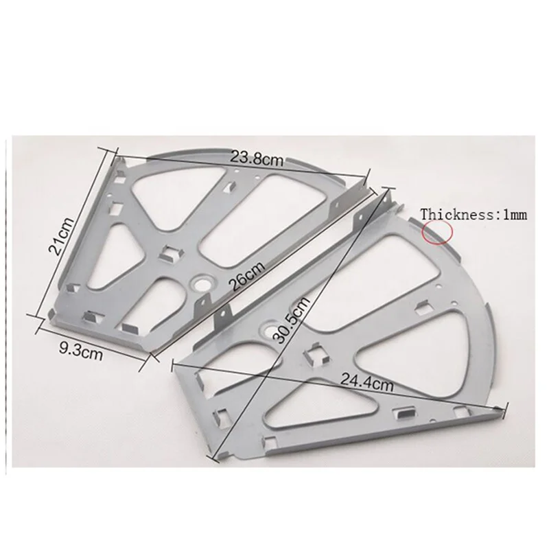 Furniture Hardware Modern Style Black Plastic Shoe Rack Bracket