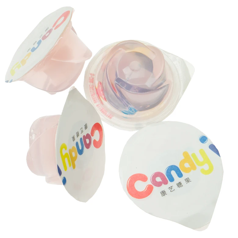 Bluk blueberry flavor jelly with coconut pulp