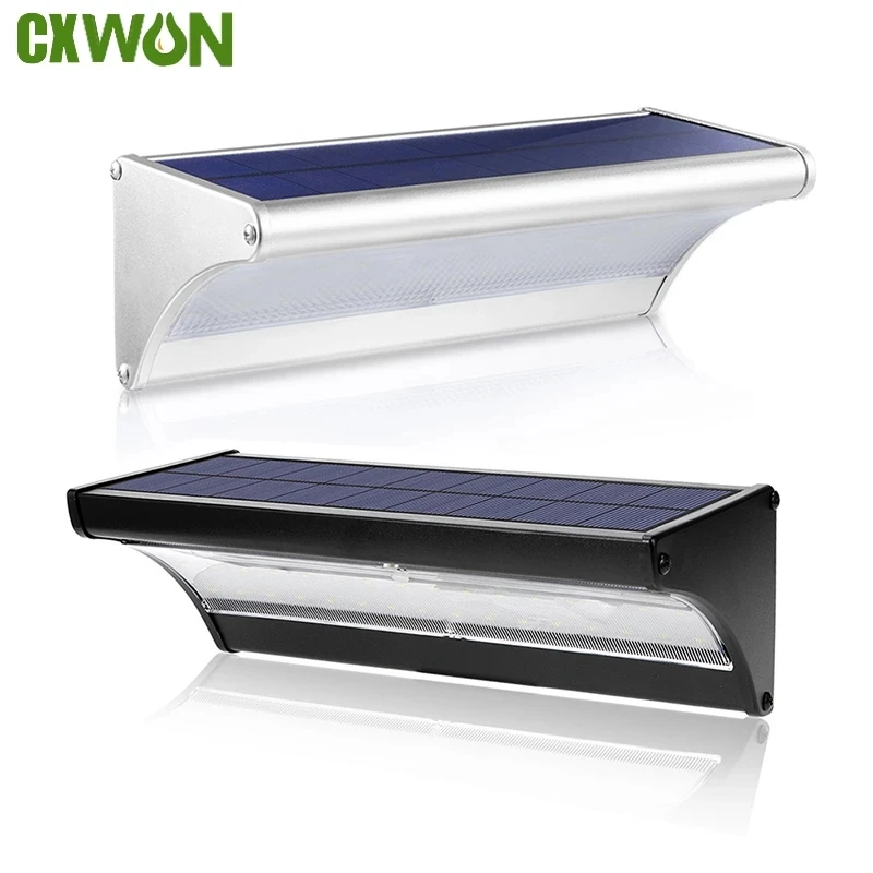 Outdoor Waterproof 4 Lighting Mode Solar Led Lamp Motion Sensor Garden Garage Porch Front Door LED Solar Wall Light