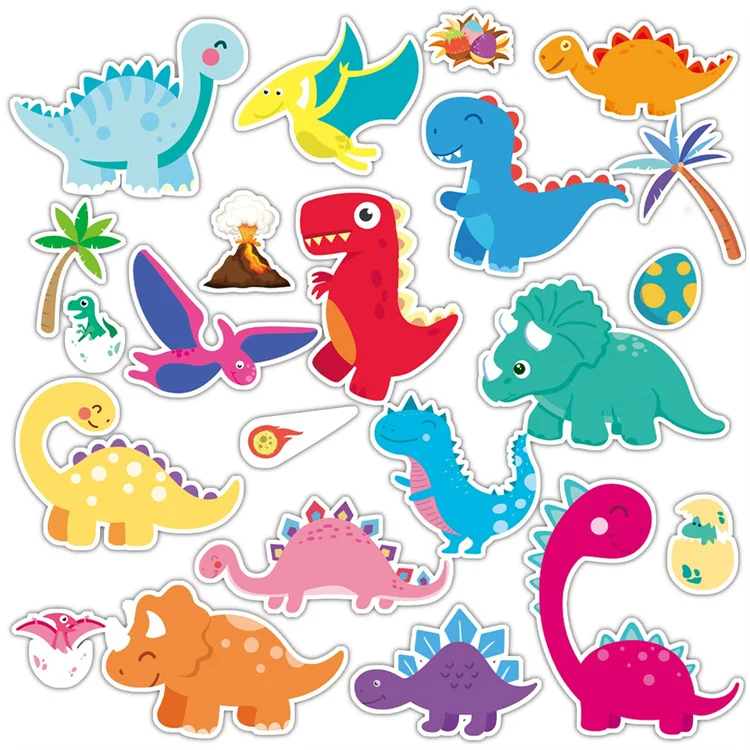 Wholesale Customized High Quality Double Sides Sticker Gel Window Clings Jelly Window Animals Sticker For Kids
