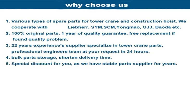 Alibaba Second Hand High Safety Coefficient Slef Climbing Construction Used Tower Crane