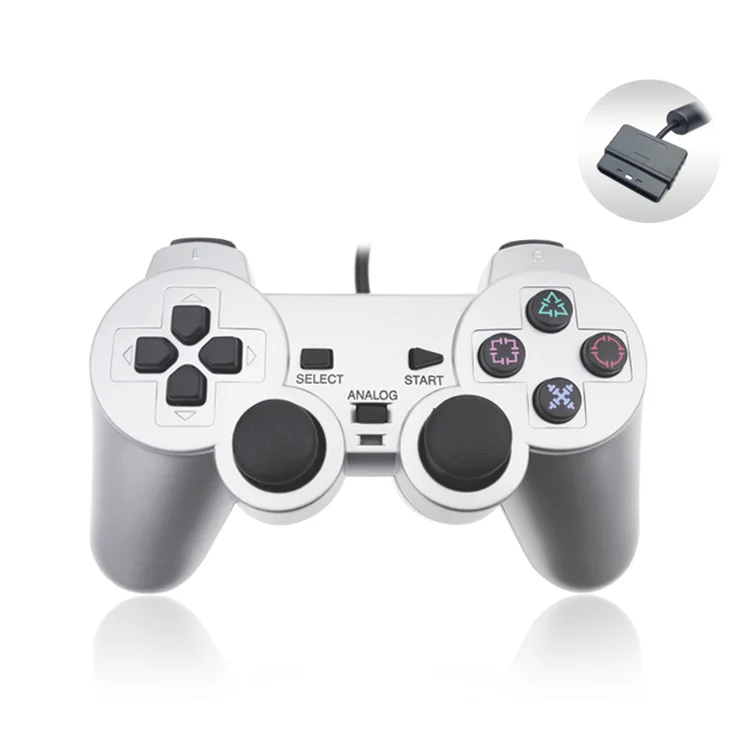 100% Tested before shipping Quality Control joystick For Ps2 gamepad for game PlayStation 2 controller wired joypads