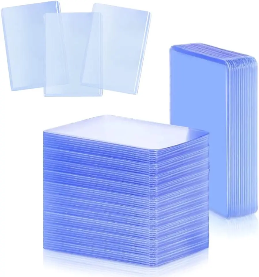 Ultra Clear 35Pt Toploader Cards Holder 3X4 Inch Pvc Toploader Card Holder Transparency Trading Card Holder With Protective Film