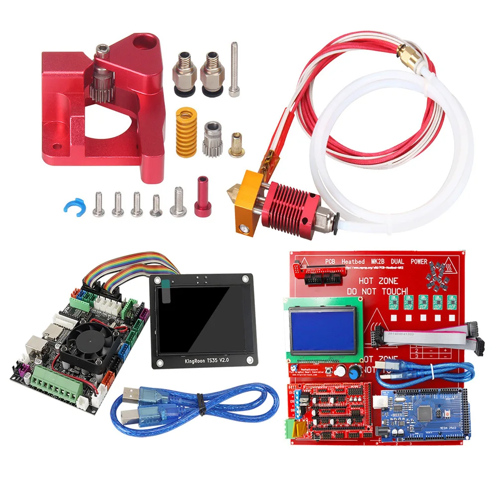 Mini Diy Printer Spare Parts 3d Printing extruder Kit ender 3 pro upgrade 3d Printer parts