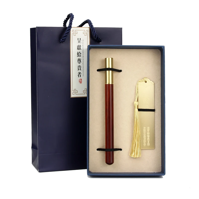 
Hot Sell handheld wood stationery items wholesale business gift set luxury custom logo uptodate best laiser pen 