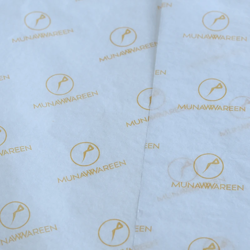 custom printed logo white gift tissue paper biodegradable clothes shoes wrapping tissue packing wrapping paper