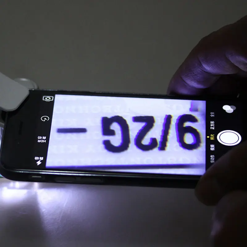 60X Universal Mobile Phone Holder Type LED Microscope