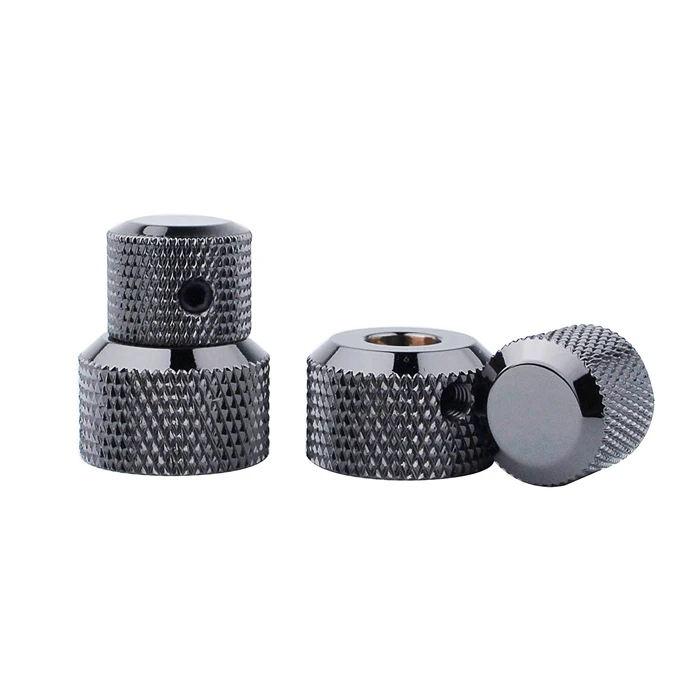 Manufacture High Quality Metal Guitar Knobs Aluminum Dual Concentric Guitar Control Knob