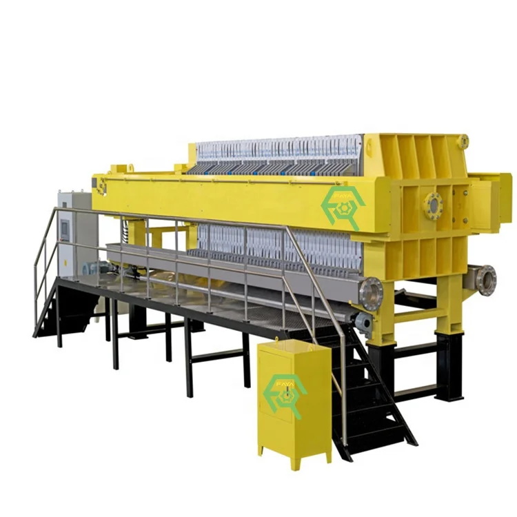 Professional Effluent Treatment Press Filter Drilling Mud Filter Press machine Paper mill sludge treatment equipment