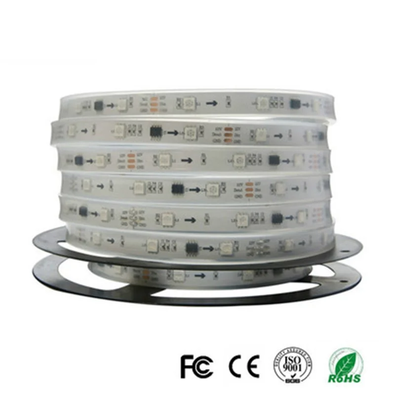 
BSOD 5050 SMD 60LED / M Input 12V Safety G / F Tape White Warm RGB Flexible 3M Sticker 500M / Box DIY Light Strip 