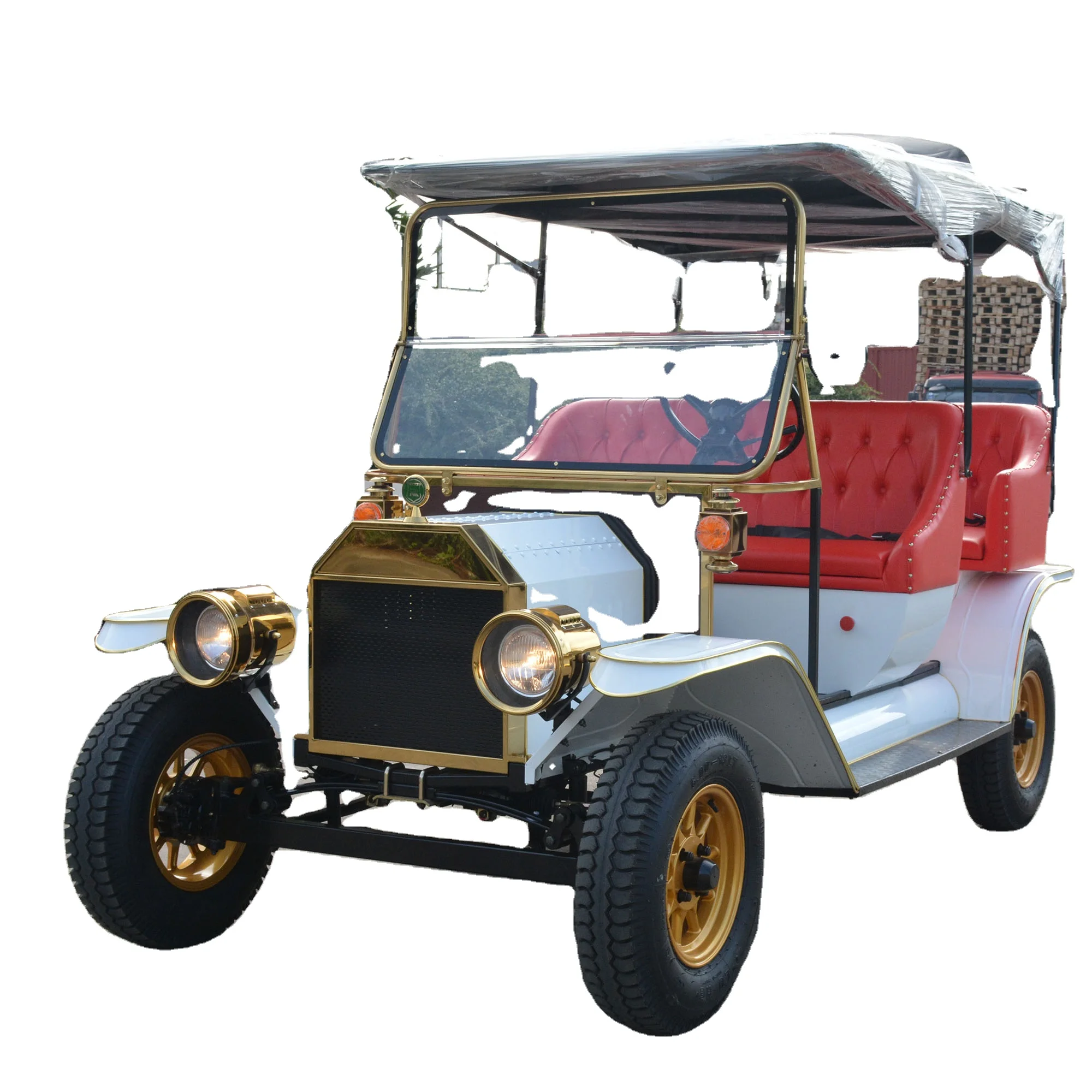 Hot sale luxury party bus electric classic car