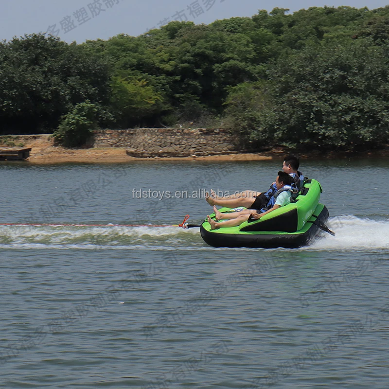 FDS 2 человека буксируемая трубка для катания на лодках, надувная буксируемая трубка для водных видов спорта для взрослых