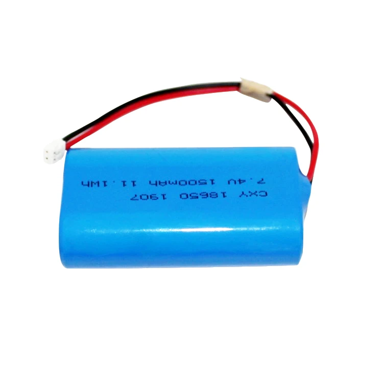 Hot selling 1500mAh battery lithium ion customized 7.4V battery 18650 2S lithium cell