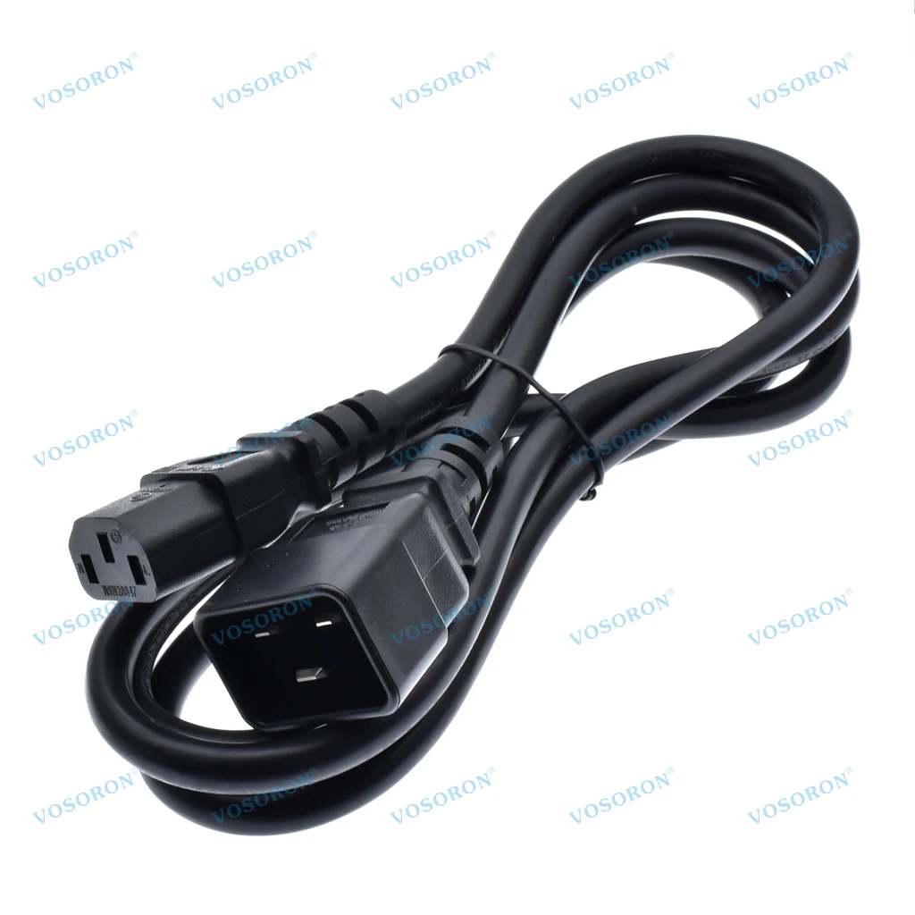 UPS сервер IEC 320 C20 к C13 Удлинительный кабель 16A to10A 250V