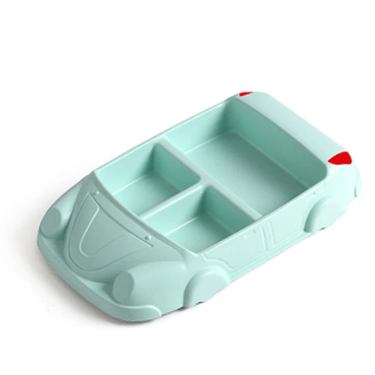 car shape lunch box bamboo kids dinner plate lunch box for kids bamboo fiber lunch box