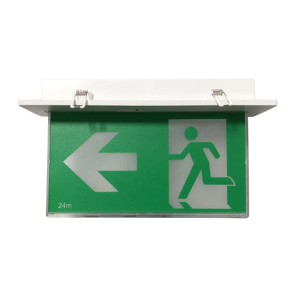 Australia Europe low price 4w 12 v waterproof  exit signs sign ( arabic) with led emergency lights