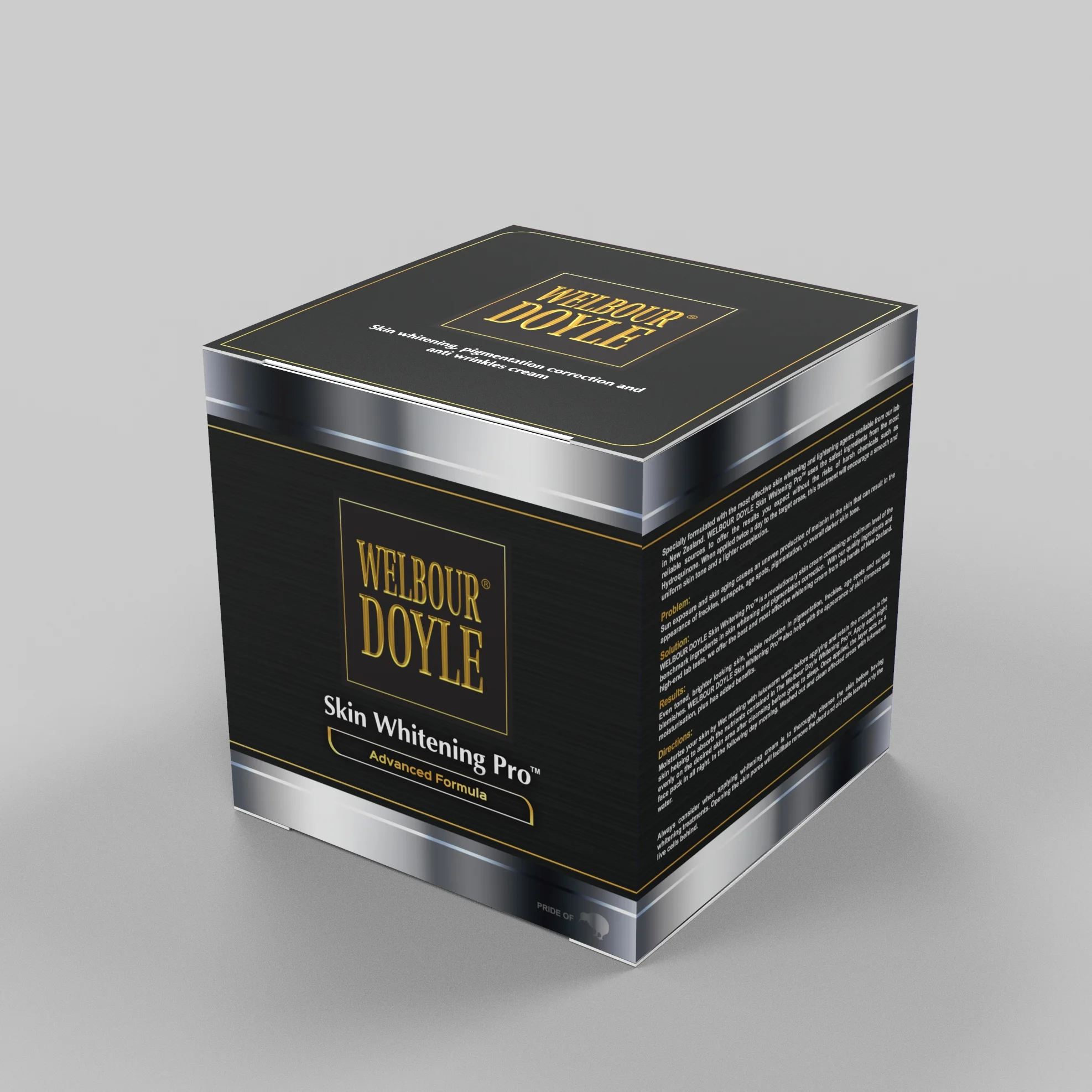 High Quality Custom Cardboard Paper Packaging Box Folding Carton Paperboard box packaging For facial cream  Cleaner