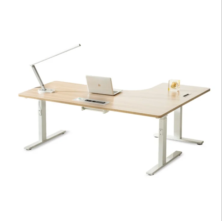 Office Staff Foldable Compute Base Electric Height Adjustable sit stand up desk adjustable height Standing Desk