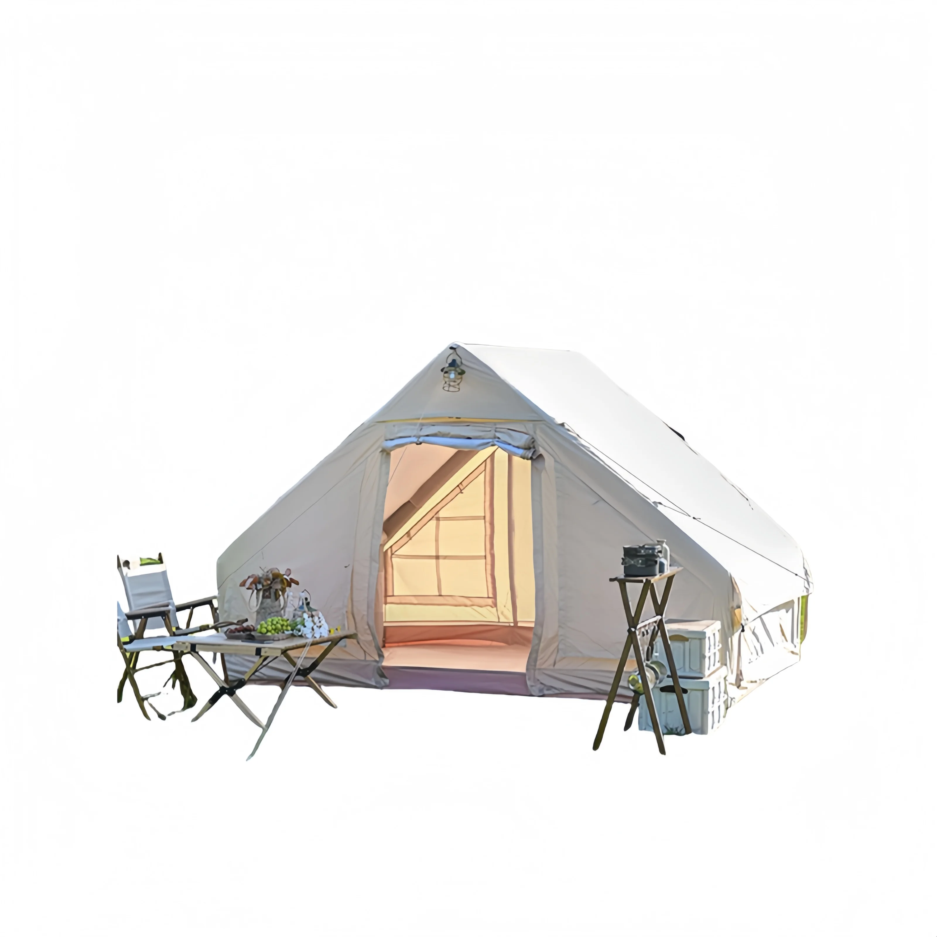 Luxury Extra-large Ridged Inflatable Outdoor Tent for Camping and Picnics