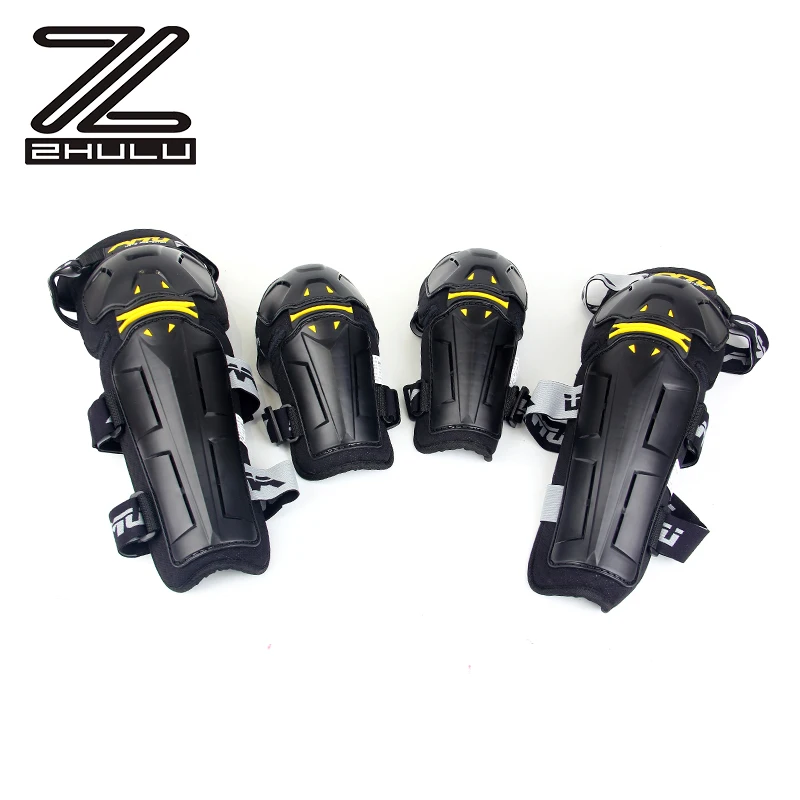 
Four sets of Motorcycle Protective Gear Safety Outdoor Sports Knee Elbow Pads 