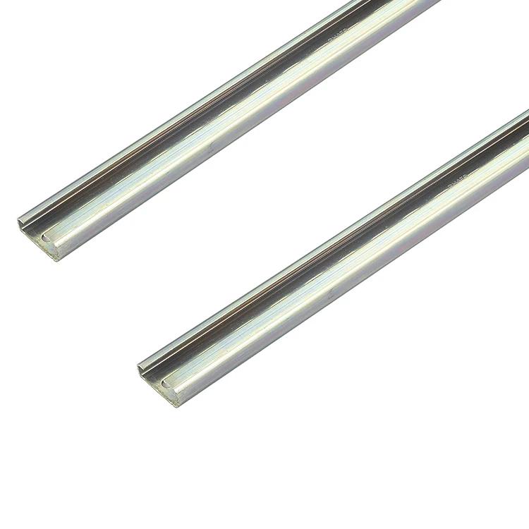 Europe Standard 1 meter or 2 meter longer electrical industry aluminum/steel DIN rail mounting clip