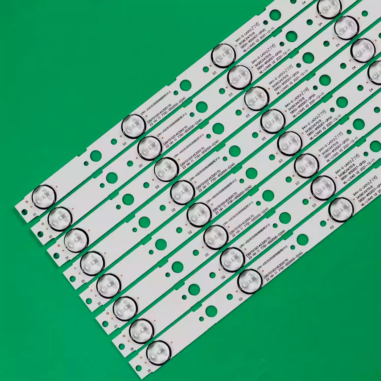 HX-NO.1324 LED TV Backlight Lamp Strip 7791-650000-D260 MS-L2445 V1 for 50M9 50X6 W50US 50E388G LED Strips