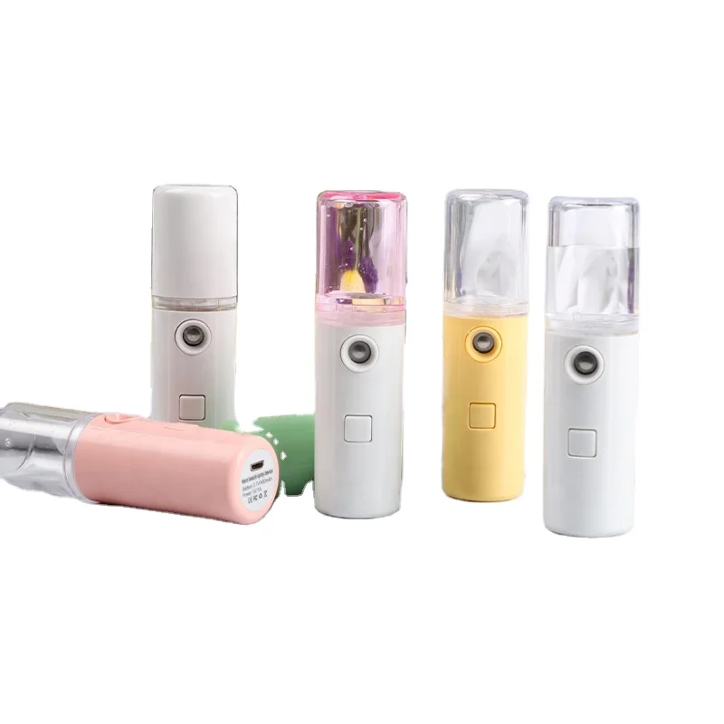 Wholesale Spa Portable  pocket mini humidifier Handy Mist Sprayer Mini Facial Steamer Nano Mister