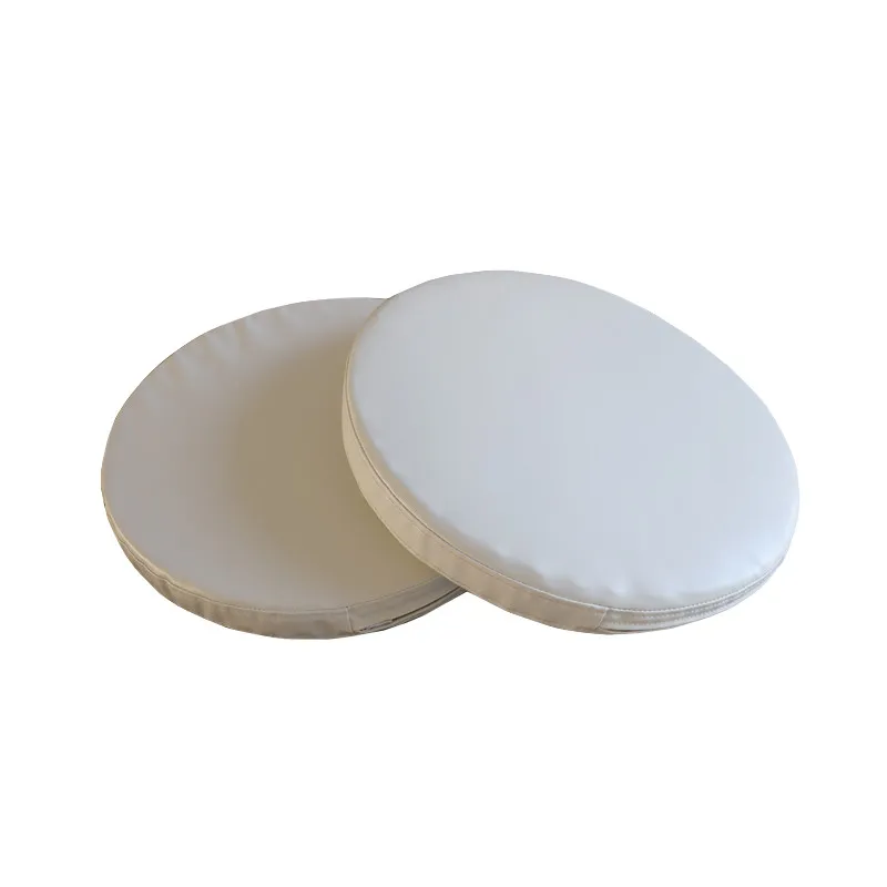 [FREE SAMPLE] Outdoor Waterproof  Custom Size Leather PU Foam Round Seat Cushion For Office Chair