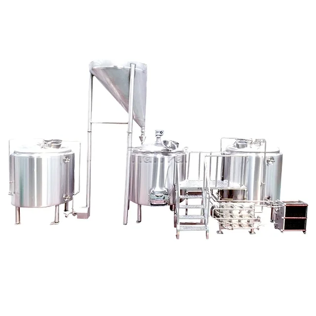 1000L Turnkey Beer Brewing System Brewery Microbrewery Equipment For Brew Pub
