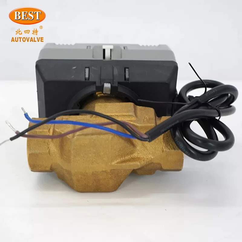 Valves  C700 220V 24V 12V AC DC 2 way 3 way Motorized Actuator Fan Coil DN15 DN25 motorized electric valve