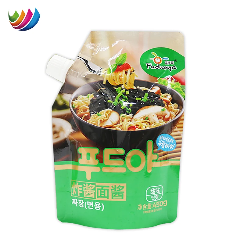 Custom Print Food Grade Aluminum Foil Spice Sauce Powder Plastic Packaging Pouch Food Spice Packaging Bag for Instant Noodles