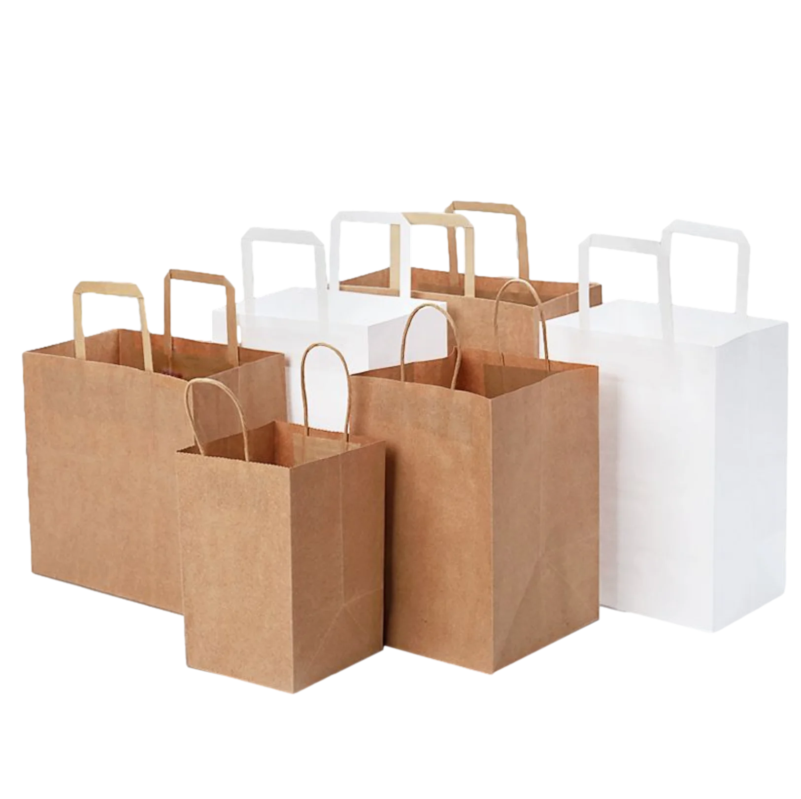 Hot sell disposable double wall paper coffee takeaway cup holder with paper bag for hot drinks