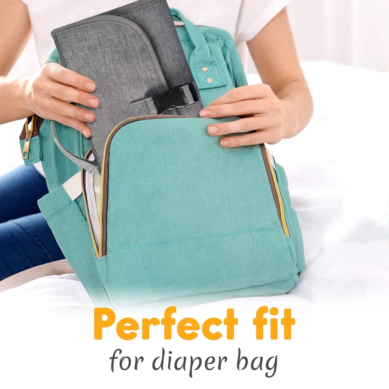 OEM ODM  Factory Customized Hot Selling Mommy Diaper Backpack Waterproof Diaper Bags Baby Changing Pad
