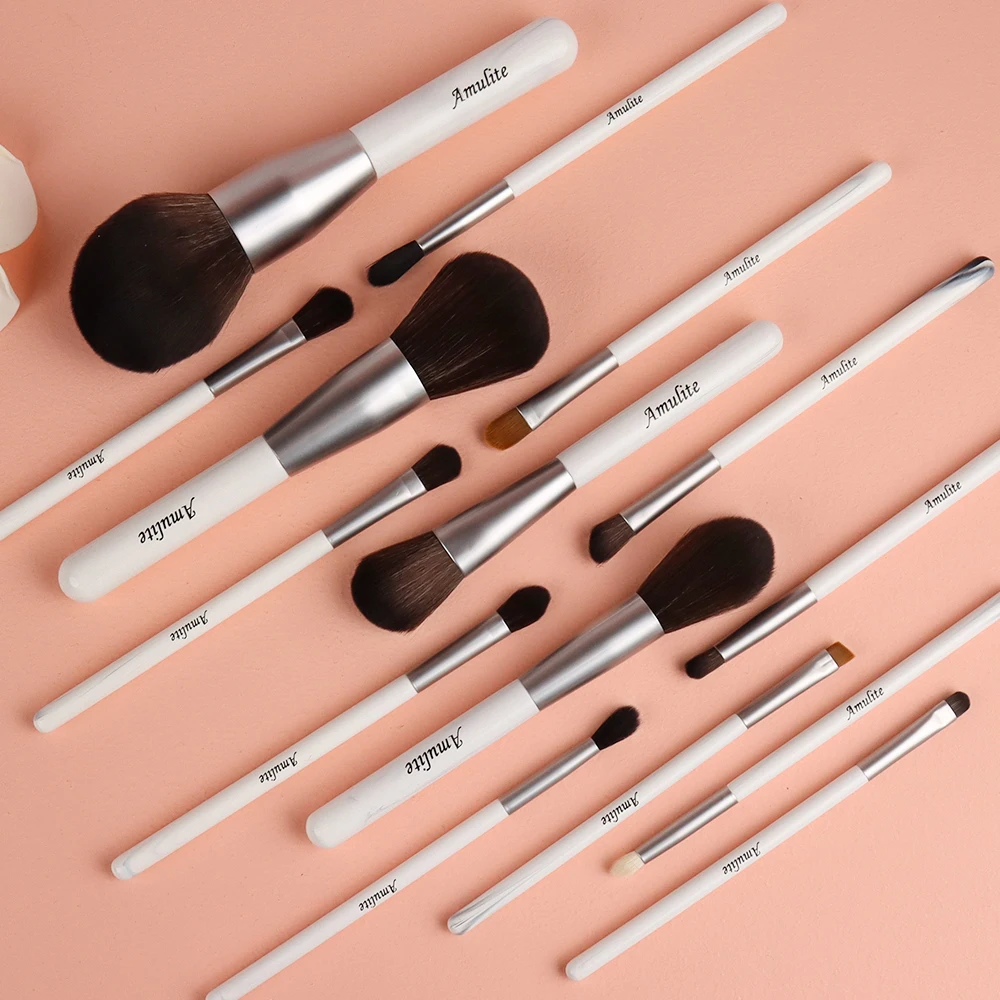 15pcs wooden Handle High quality professional Cosmetic tools Makeup Brush Kit