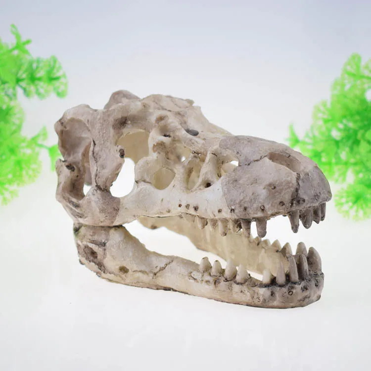 Aquarium Fish Tank Accessories Ornaments Water Grass Landscape Dinosaur Resin Skull Fish Tank Landscape/Decoration